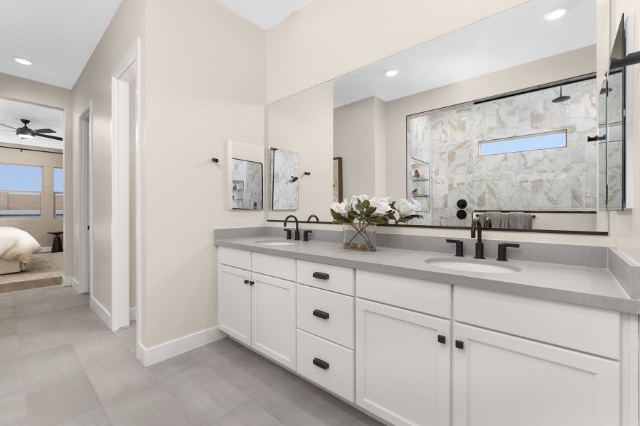 Representative furnished interior of a home built from the Garnet by Mattamy Homes in Landmarke, Queen Creek (Image 10).