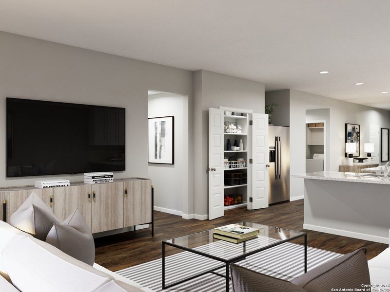 Furnished interior view inside a new home in Swenson Heights, Seguin (Image 20).