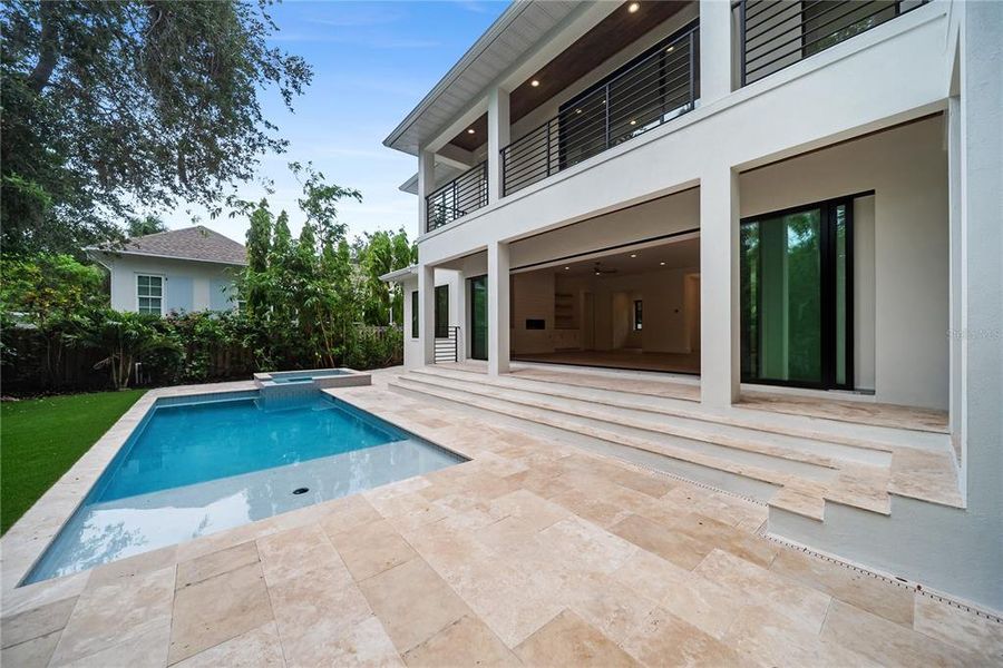 Exterior details and patio area of a home in , Sarasota (Image 36).
