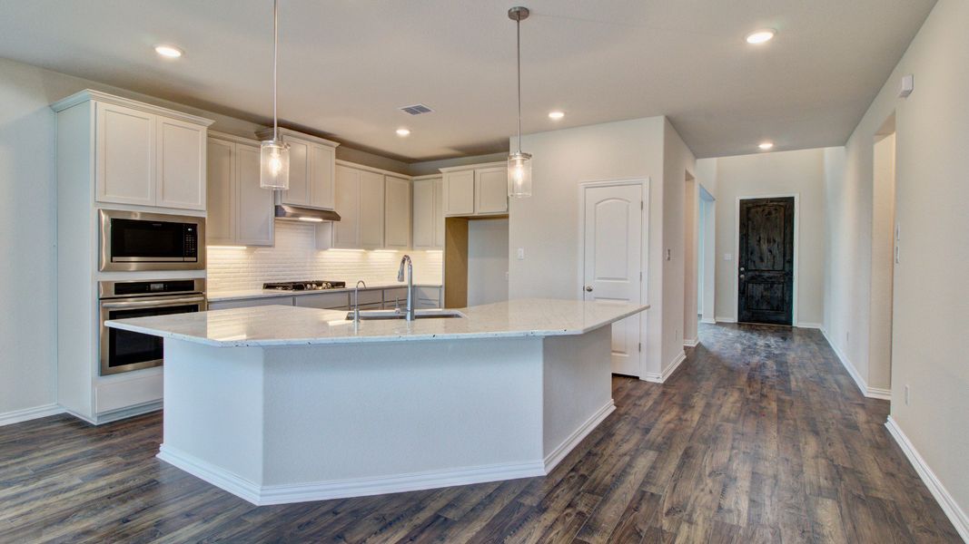 Furnished interior view inside a new home in The Crossvine, Schertz (Image 8).
