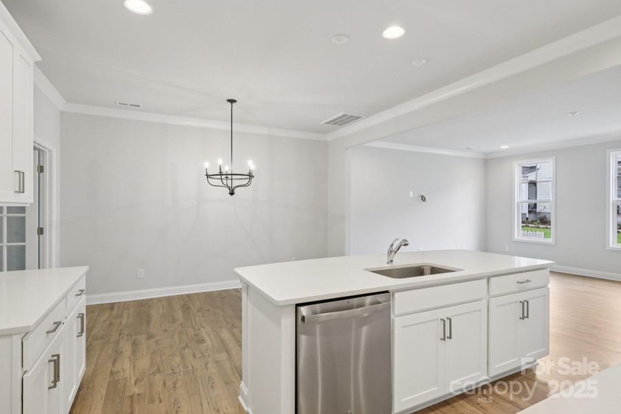 Furnished interior view inside a new home in Walk23, Huntersville (Image 11).