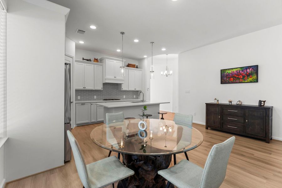 Furnished interior view inside a new home in Woodforest 40', Montgomery (Image 16).