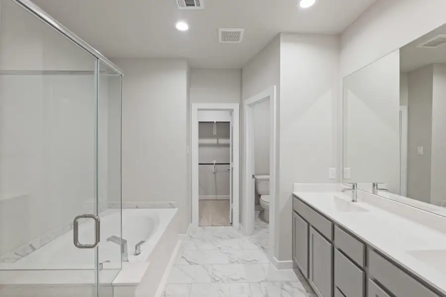 Furnished interior view inside a new home in Cypresswood Landing, Humble (Image 8).