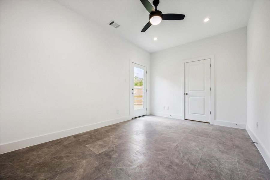 First Floor Bedroom * Porcelain Tile * Approximately 10 X 14.5 * Light and Bright. First Floor Bedroom * Porcelain Tile * Approximately 10 X 14.5 * Light and Bright.