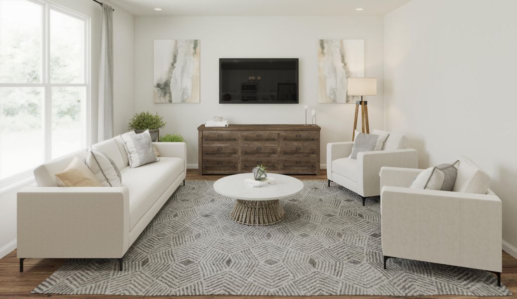 Furnished interior view inside a new home in The Groves of Berkeley, Moncks Corner (Image 4).