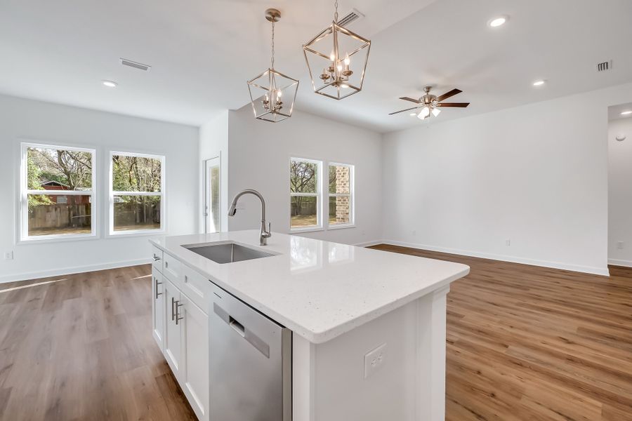 Furnished interior view inside a new home in Barton's Bend, Crestview (Image 11). Furnished interior view inside a new home in Barton's Bend, Crestview (Image 11).