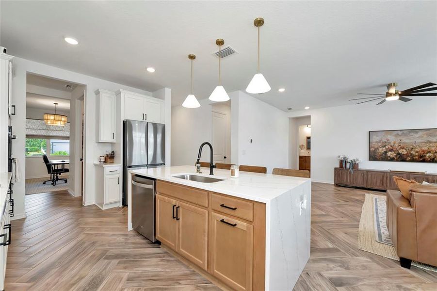Furnished interior view inside a new home in , Parrish (Image 16).