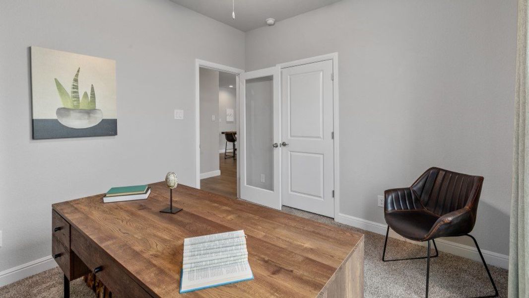 Furnished interior view inside a new home in Morningstar, Fort Worth (Image 26).