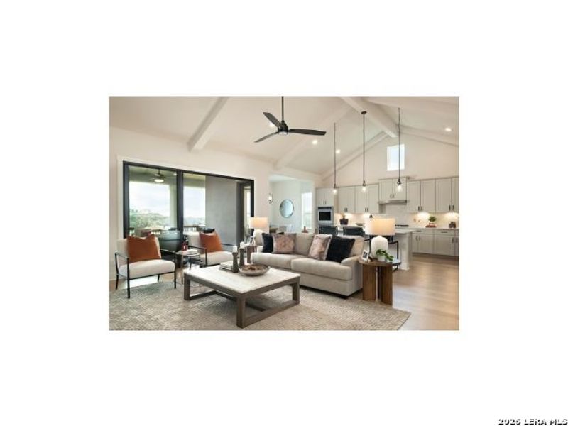 Furnished interior view inside a new home in Highland Estates, San Antonio (Image 7).