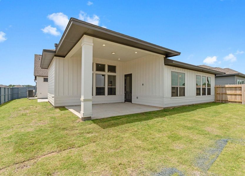 Exterior details and patio area of a home in , Fulshear (Image 4). Exterior details and patio area of a home in , Fulshear (Image 4).