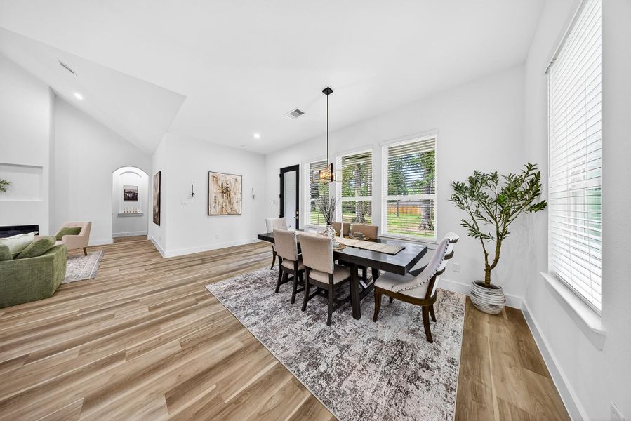 Furnished interior view inside a new home in , New Caney (Image 19).