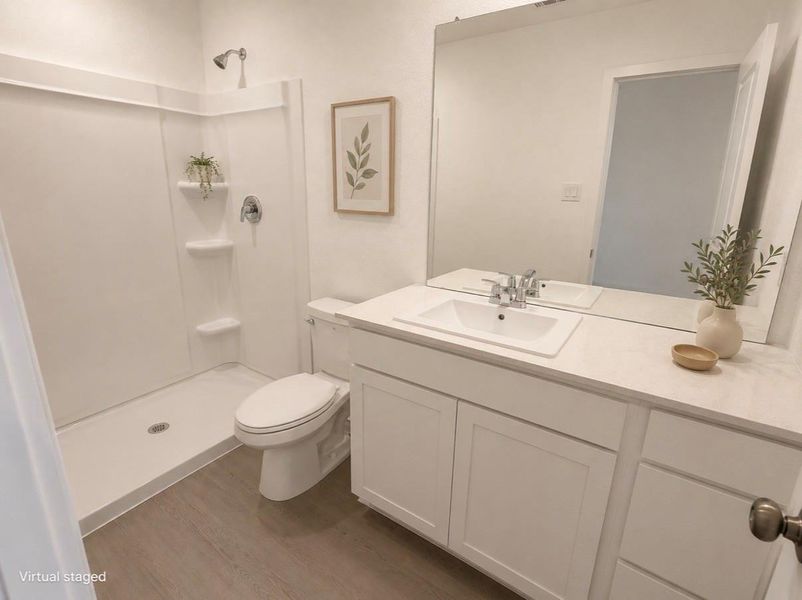 Furnished interior view inside a new home in Anniston, Katy (Image 7). Furnished interior view inside a new home in Anniston, Katy (Image 7).