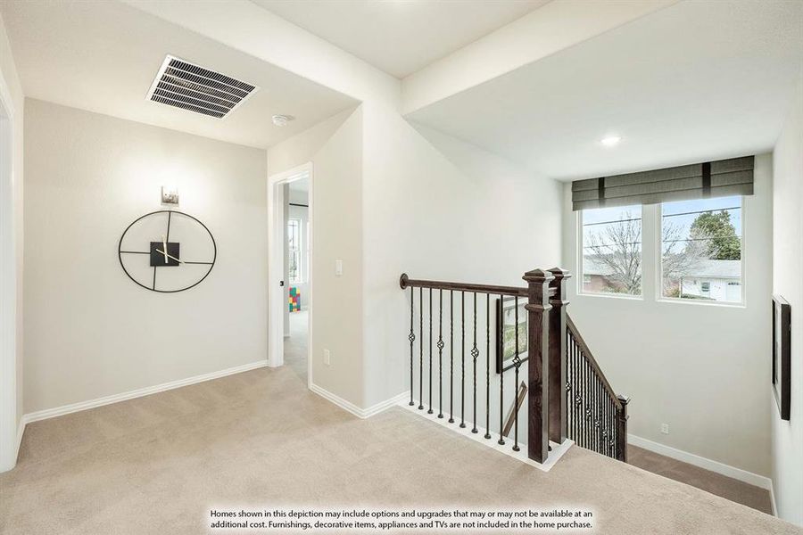 Furnished interior view inside a new home in ArrowBrooke, Aubrey (Image 26).