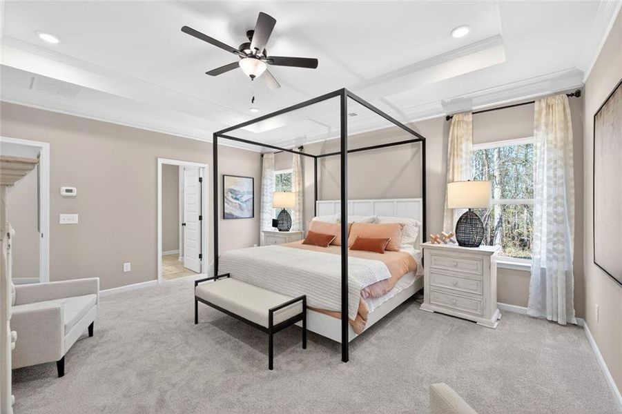 Furnished interior view inside a new home in Laurel Creek, Calhoun (Image 23).