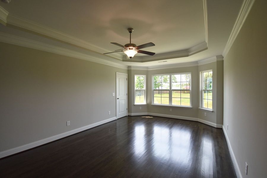 Representative unfurnished interior of a home built from the Ellerbe by Keystone Homes NC in Sullivans Reserve, Walkertown (Image 31).