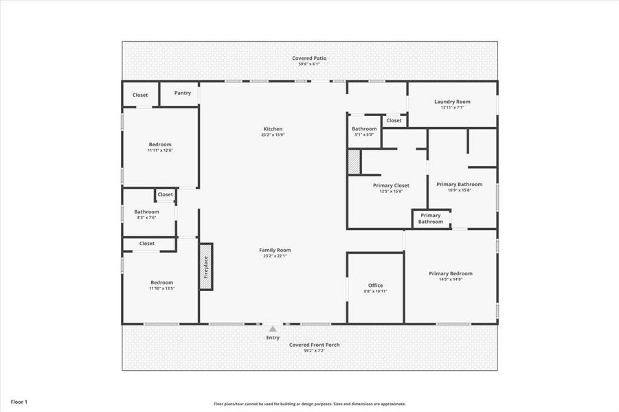 2D floor plan layout of this home in , Collinsville, TX (Image 3).