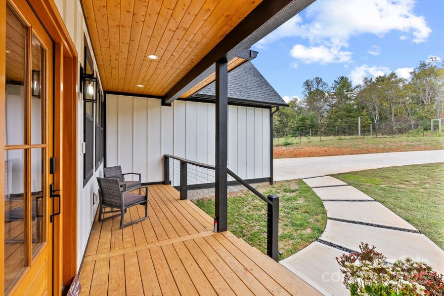 Exterior details and patio area of a home in , Alexander (Image 3).