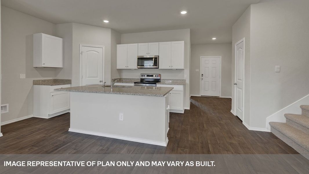 Furnished interior view inside a new home in Arroyo Ranch, Seguin (Image 9).