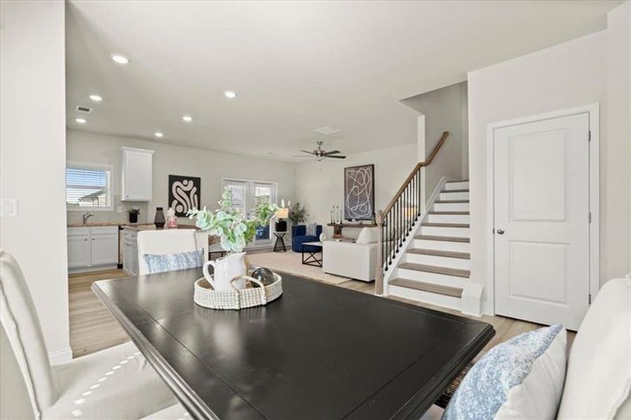 Furnished interior view inside a new home in , Dacula (Image 15). Furnished interior view inside a new home in , Dacula (Image 15).