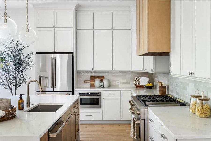 Furnished interior view inside a new home in , Marietta (Image 43).
