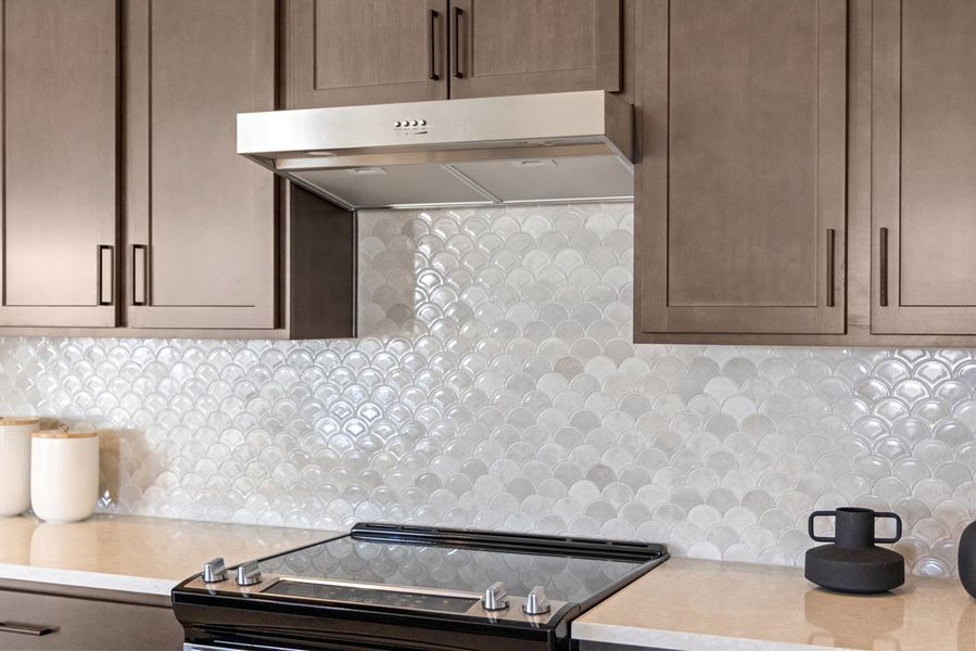 Tile backsplash
