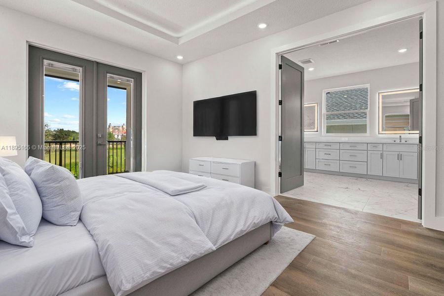 Furnished interior view inside a new home in Reunion Resort, Reunion (Image 14).