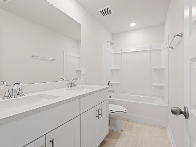 Furnished interior view inside a new home in Collier Ridge, Moore (Image 8).