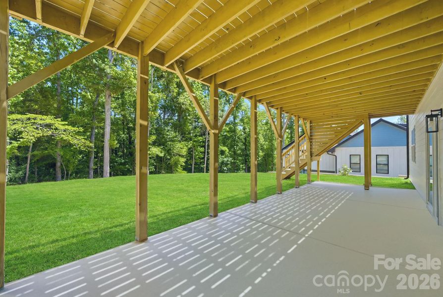 Covered patio Covered patio