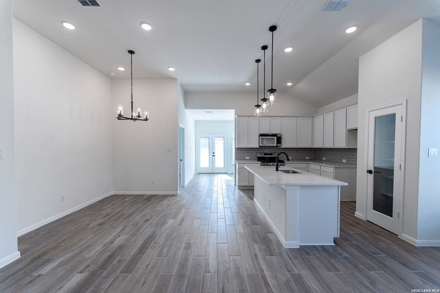 Furnished interior view inside a new home in Arcadia Ridge, San Antonio (Image 6).