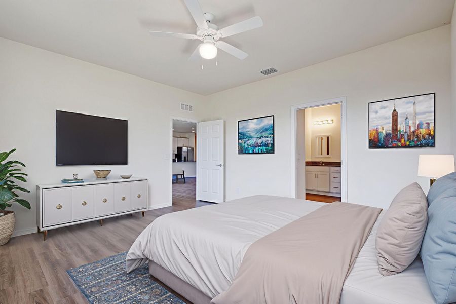 Representative furnished interior of a home built from the The Morgan II by Heartland Homes of Florida in Port LaBelle, Port LaBelle (Image 10).