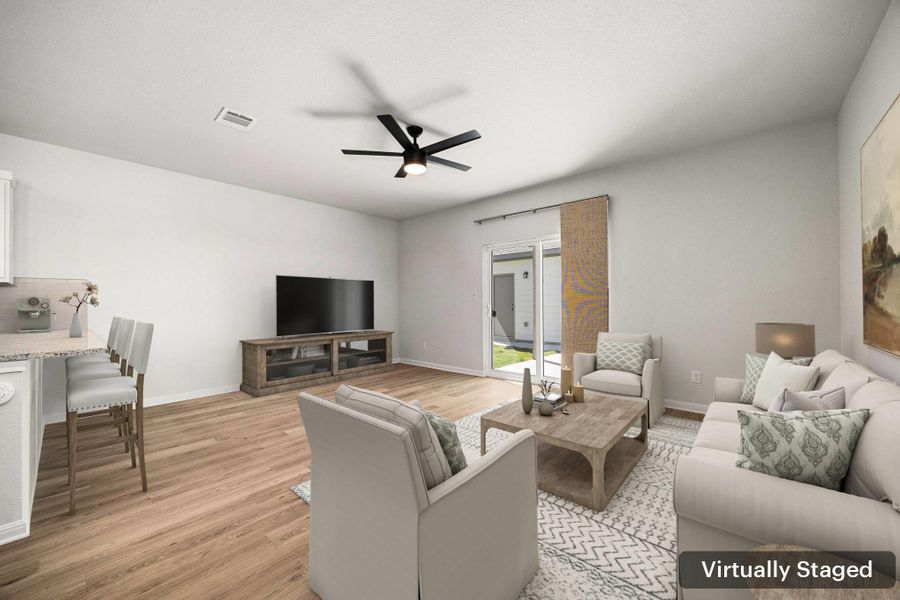 Furnished interior view inside a new home in , Round Rock (Image 8).