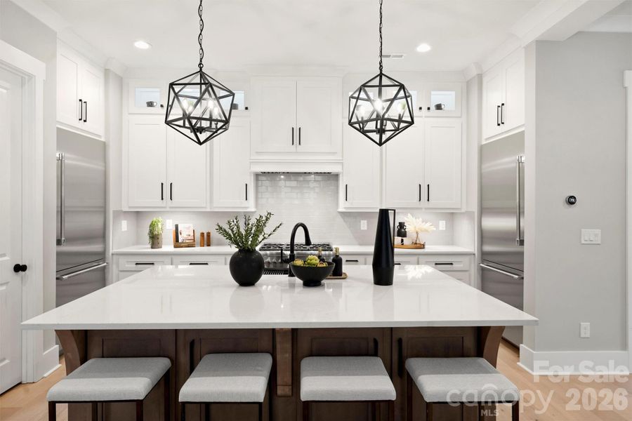 Furnished interior view inside a new home in , Charlotte (Image 16).