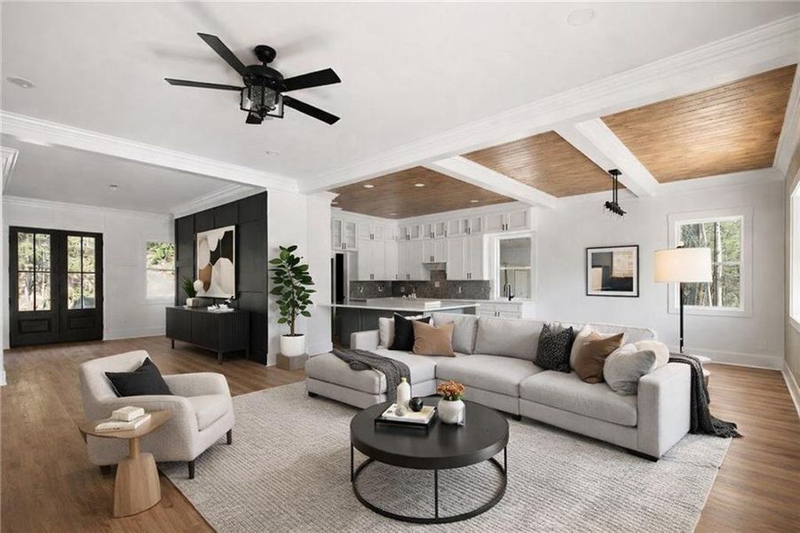 Furnished interior view inside a new home in , Helen (Image 3).