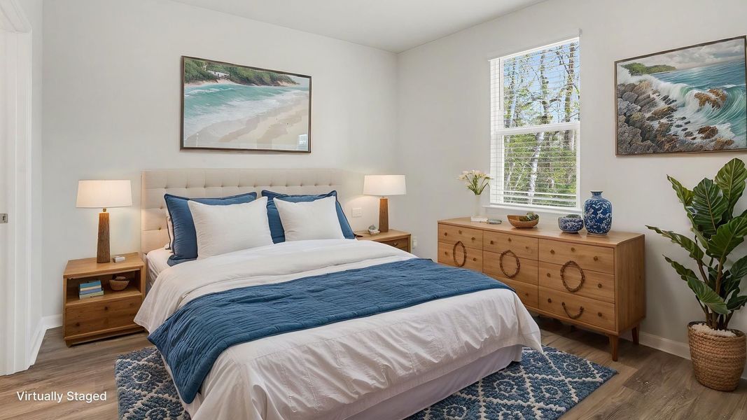 Representative furnished interior of a home built from the Greenbriar by D.R. Horton in Southshore Bay, Sunset Beach (Image 6).