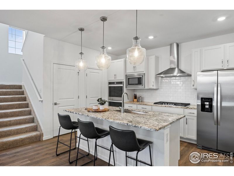 Furnished interior view inside a new home in , Fort Collins (Image 27).