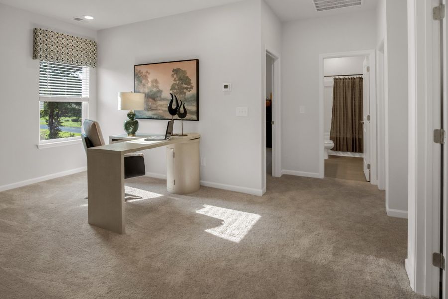 Furnished interior view inside a new home in Cantigny Park, Clarksville (Image 17). Furnished interior view inside a new home in Cantigny Park, Clarksville (Image 17).