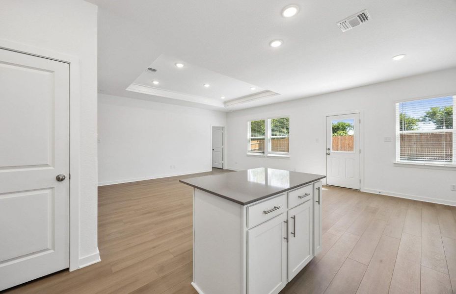 Kitchen Overlooking Gathering Room