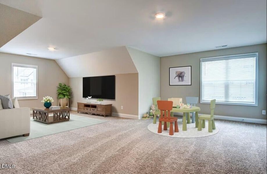 Furnished interior view inside a new home in The View, Durham (Image 30).