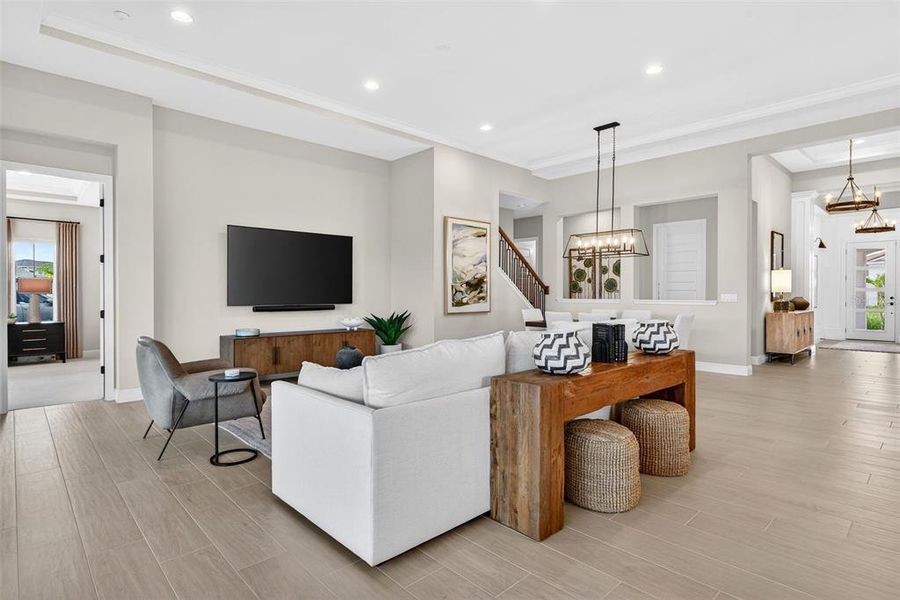 Furnished interior view inside a new home in , Venice (Image 54).