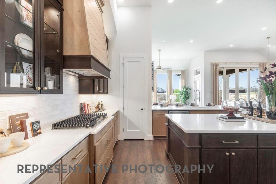 Furnished interior view inside a new home in Elyson, Katy (Image 19).