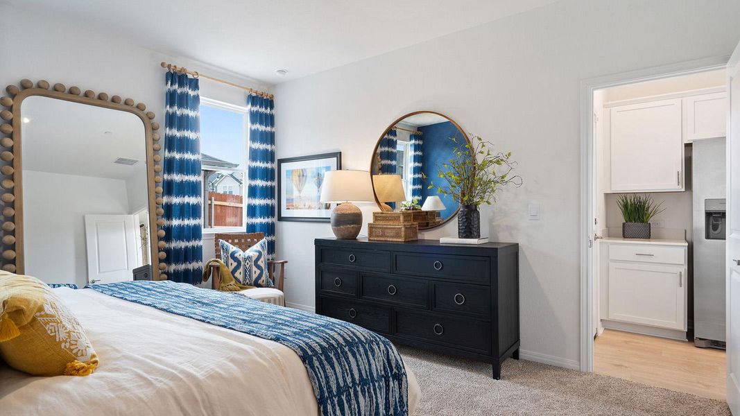 Furnished interior view inside a new home in Avery Centre, Round Rock (Image 17).