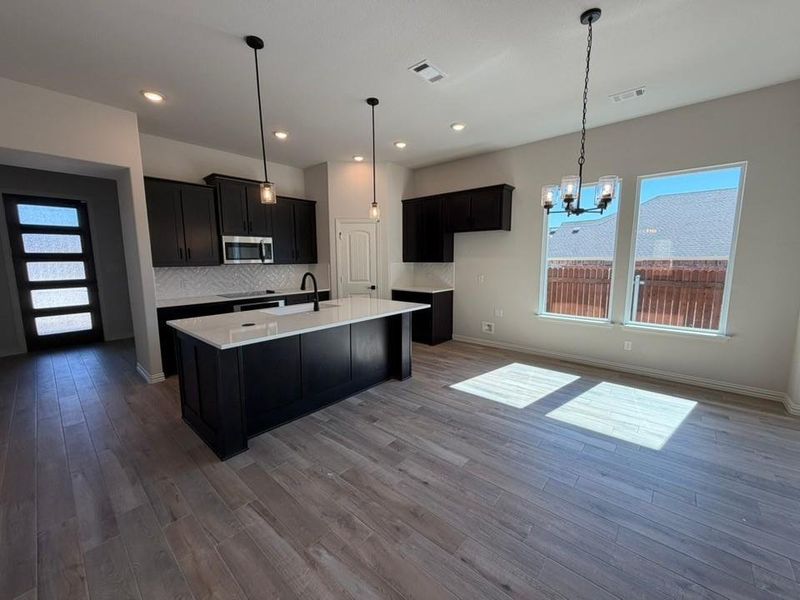 Furnished interior view inside a new home in Waterford Park, Weatherford (Image 6).