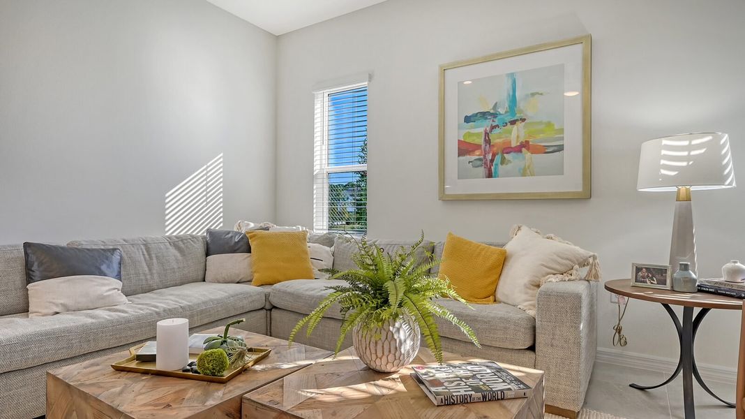 Furnished interior view inside a new home in SkySail, Naples (Image 16).