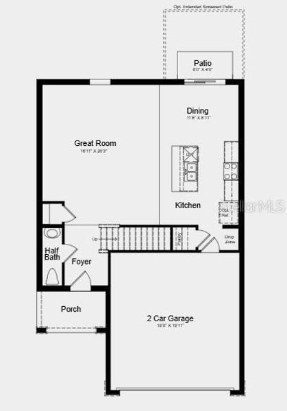 2D floor plan layout of this home in Solena, North Fort Myers, FL (Image 2). 2D floor plan layout of this home in Solena, North Fort Myers, FL (Image 2).