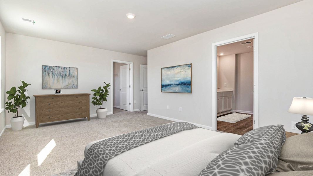Furnished interior view inside a new home in The Forest at Black Bear, Longs (Image 5).