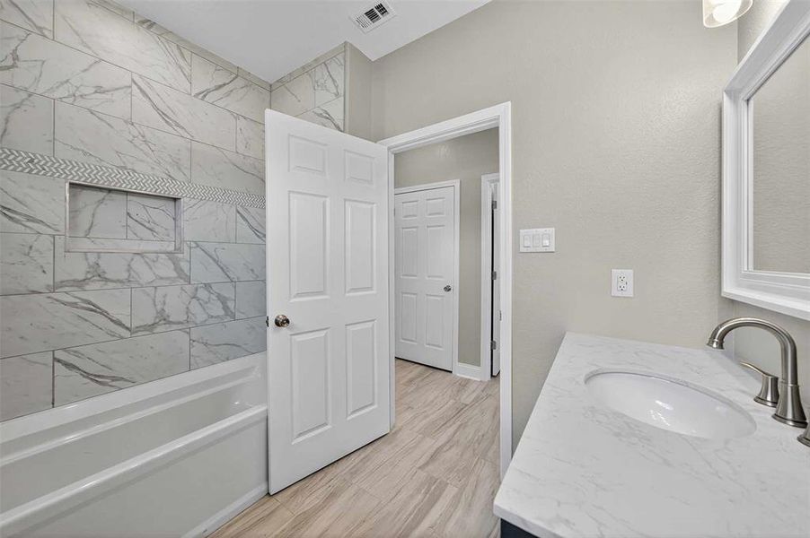 Furnished interior view inside a new home in , Lindale (Image 16). Furnished interior view inside a new home in , Lindale (Image 16).