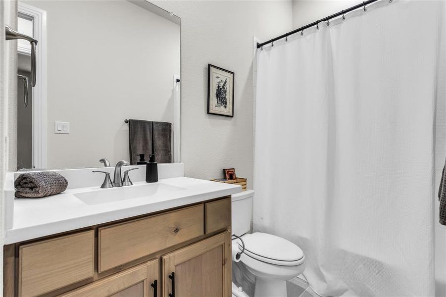 Furnished interior view inside a new home in , Fate (Image 17). Furnished interior view inside a new home in , Fate (Image 17).