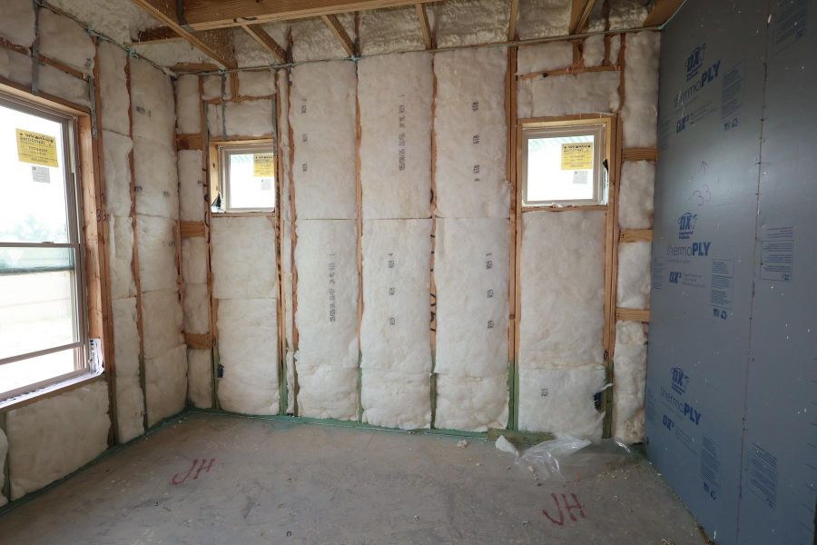 In-progress construction of a new home in Prairieland Village - Grove Collection, Cypress, TX (Image 4).