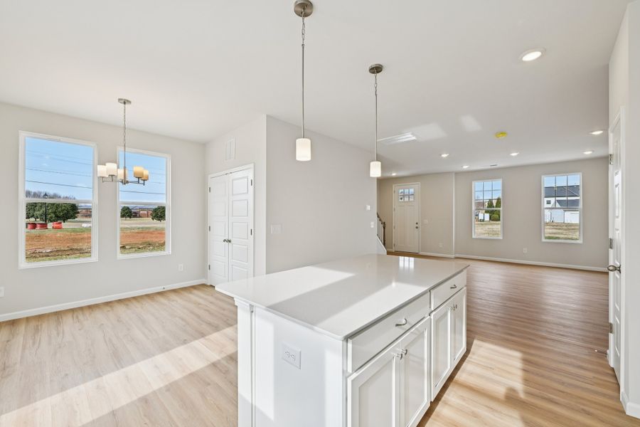 Representative furnished interior of a home built from the Gaston by Brookline Homes in The Crossing at Cramerton Mills, Gastonia (Image 18).
