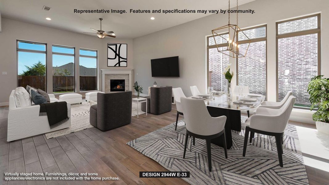 Furnished interior view inside a new home in Candela, Richmond (Image 5).